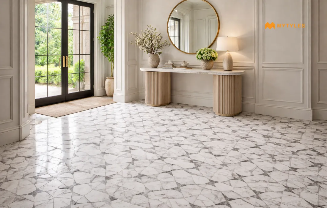 Marble Tile in Living Room